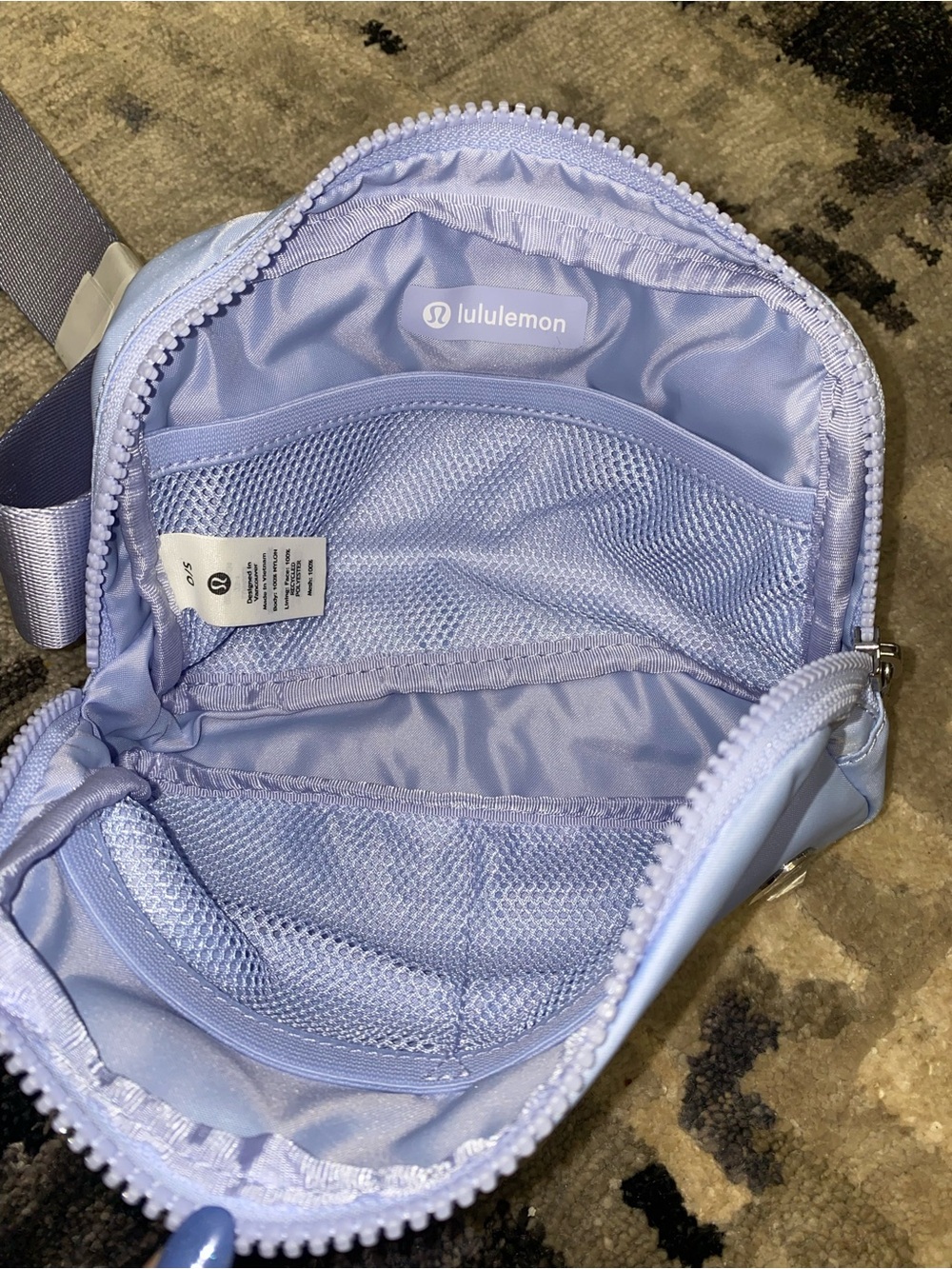 RARE lululemon athletica Pastel Blue belt bag